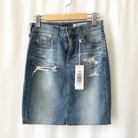 Adriano Goldschmeid The Erin pencil denim skirt 24 - Picture 2 of 12